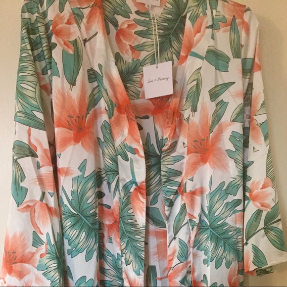 Floral Robe / Cover-Up - Picture 2 of 3